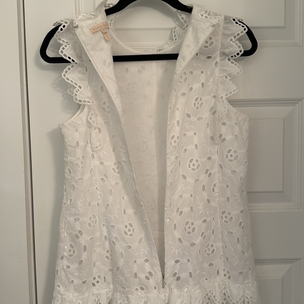 Rebecca Taylor Sleeveless Mina Eyelit Dress - Picture 11 of 15